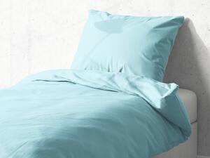 Detské bavlnené posteľné obliečky do postieľky Moni MO-046 Ľadová modrá Do postieľky 90x130 a 40x60 cm