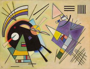 Kandinsky, Wassily - Umelecká tlač Black and Violet; Schwarz und Violett, 1923, (40 x 30 cm)