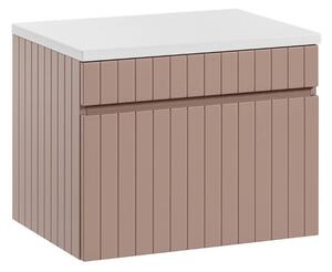 Kúpeľňová skrinka s doskou ICONIC Rose D60/1 | 60 cm