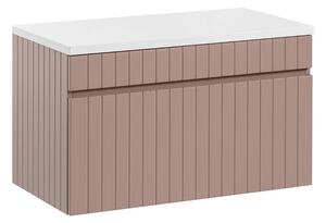 Kúpeľňová skrinka s doskou ICONIC Rose D80/2 | 80 cm