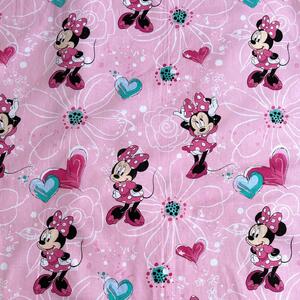 Jerry Fabrics Obliečka do postieľky Minnie "Flowers 02" baby 100x135 / 40x60 cm