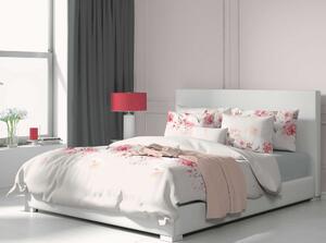 Kvalitex Bavlnené obliečky DELUX 220x200 + 2x 70x90 cm - TANEA ružová