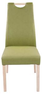 Jedálenská stolička NAILA II dub sonoma/zelená