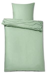 Posteľná bielizeň s bavlnou a vláknom Tencel™, dvojlôžko, zelená