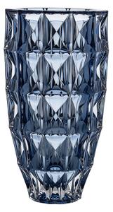 KRIŠTÁĽOVÁ VÁZA BOHEMIA DIAMOND SMOKEY BLUE 280 MM