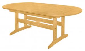Doppler DOVER - drevený rozkladací stôl zo severskej borovice 160 / 210x90x74,5 cm