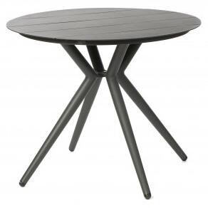 Doppler SIT GREY - záhradný hliníkový stôl okrúhly 90 cm