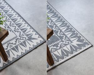 ELLE Decoration koberce Kusový koberec Gemini 106018 Silver z kolekcie Elle – na von aj na doma - 80x150 cm