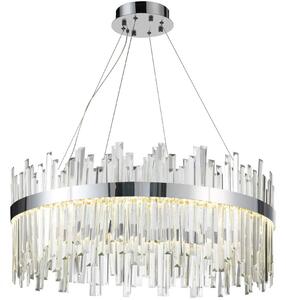 Toolight Toolight, LED stropné svietidlo 60cm, 58W, 4000K, APP1516-CP60, chrómová, OSW-03264
