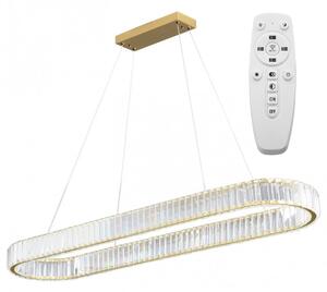 Toolight Toolight, LED stropné svietidlo 100x30 cm, 22W, APP1508-CP, zlatá matná, OSW-06971