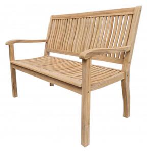 Doppler TECTONA - drevená záhradná teaková lavica 2 sedadlová