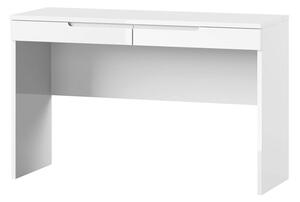 CELENE 31 pracovný stôl, biela/biely lesk