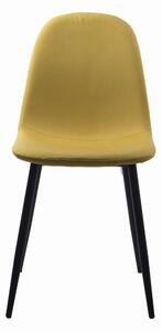 Žltá jedálenská stolička DART