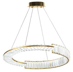 Toolight Toolight, LED krištáľové osvetlenie 60cm, APP1528-CP60, zlatá, OSW-06400