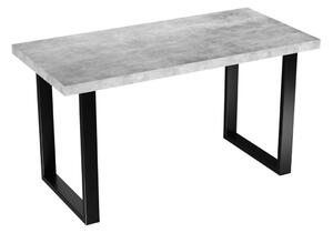 Jedálenský stôl VANE, 120x60x75, svetlý betón