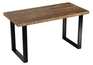 Jedálenský stôl VANE, 100x60x75, beton rezaty