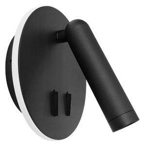 Toolight Toolight, LED nástenné svietidlo 16x14cm, 10W, APP1614-1W, čierna, OSW-06529