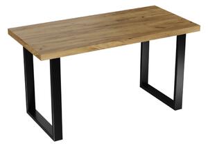 Jedálenský stôl VANE, 120x60x75, dub craft zlatý