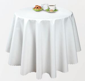 Obrus ​​PVC FL-1100 okrúhly - Biely hladký (rôzne veľkosti)