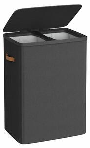 Kôš na bielizeň Daisy Black 2x85l