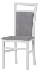 Jedálenská stolička PETRIK, šedá-biela