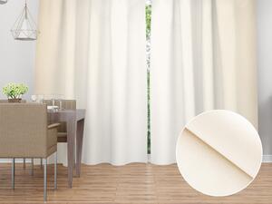 Biante Dekoračný záves TF-131 Šampaň bez vzoru - š. 150 cm 150x160 cm