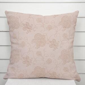 Biante Dekoračná obliečka na vankúš TF-129 Hnedé kvetované ornamenty na sivobéžovom 30 x 50 cm