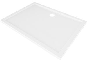 Mexen, Mexen Flow obdĺžniková sprchová vanička slim 70 x 75 cm, biely lesk - 46R107075