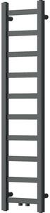 Mexen Bolt, vykurovacie teleso 1200 x 300 mm, 240 W, spodné a stredové, antracitová, W126-1200-300-00-66
