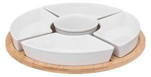 Porcelánová servírovacia miska Circle (fi) 27 cm sada 5ks