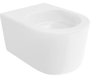 Mexen Sofia, závesná WC misa 490x360x355 mm, Rimless Tornádo, biela lesklá, 3354XX00T