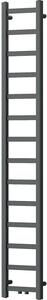 Mexen Bolt, vykurovacie teleso 1800 x 300 mm, 351 W, spodné a stredové, antracitová, W126-1800-300-00-66