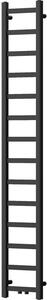 Mexen Bolt, vykurovacie teleso 1800 x 300 mm, 351 W, spodné a stredové, čierna, W126-1800-300-00-70