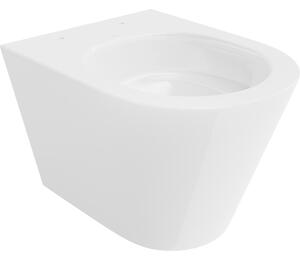 Mexen Rico, závesná WC misa 490x360x370 mm, Rimless Tornádo, biela lesklá, 3372XX00T