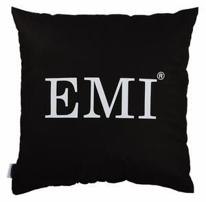 Vankúš 40x40 s potlačou čierny EMI