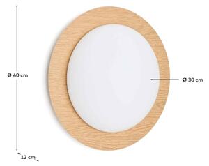 NOVAE nástenna lampa Prírodná