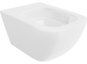 Mexen Timo, závesná WC misa 555x370x335 mm, Rimless Tornádo, biela lesklá, 3365XX00T
