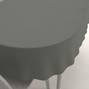 Biante Teflónový oválny obrus - Paris TF-124 Tmavo sivý 50x100 cm