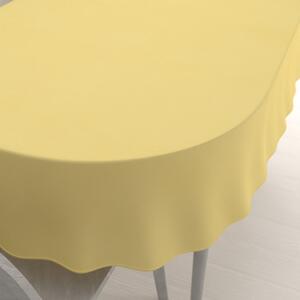 Biante Teflónový oválny obrus - Paris TF-121 Svetlo žltý 50x100 cm