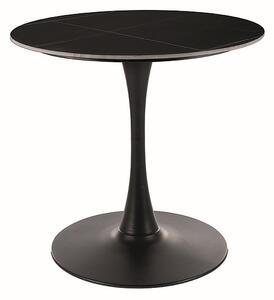 Signal ESPERO jedálenský stôl, MAT BLACK/BLACK FI 80