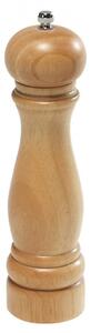 Mlynček na korenie z gumovníkového dreva - svetlý, 22 cm