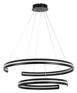 Rabalux 72052 - stmievateľný LED luster na lanku ZADIE 80W/230V 3000-6500K čierna+DO