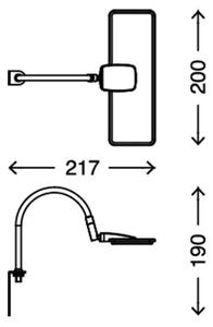 Briloner 2664-012 - Nástenné svietidlo UNO LED/5W/230V matný chróm