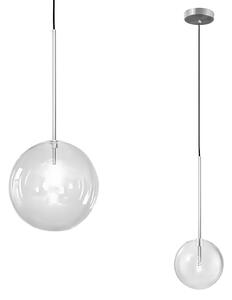 Toolight Toolight, sklenené guľové závesné stropné svietidlo 15cm, APP1681-1CP, OSW-04301