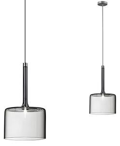 Toolight Toolight, stropné svietidlo 1xG4, APP1701-1CP GREY A, šedé sklo, OSW-04309