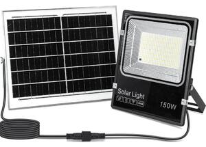 Aigostar-LED Solárny reflektor LED/150W/3,2V 3000mAh 3000K/4000K/6500K IP66 + diaľkové ovládanie