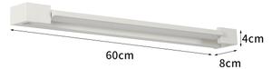 BRILAGI - LED Vonkajšie nástenné svietidlo AQUA LINE LED/18W/230V 60 cm IP44 biela