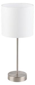Eglo 55809 - LED stolná lampa 1xE14/5,5W/230V biela/matný chróm