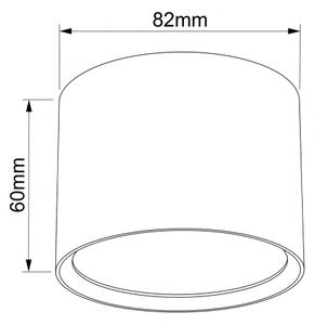 BRILAGI - Kúpeľňové bodové svietidlo SMOOTH 1xGX53/15W/230V 60x82 mm dubový dekor IP54