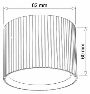 BRILAGI - Bodové svietidlo STRIPY 1xGX53/15W/230V 60x82 mm bordová